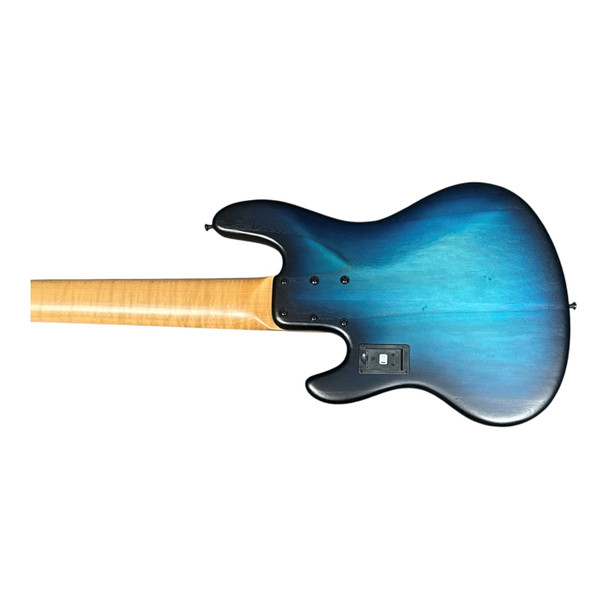 Sandberg Cal. TM2-6 SuperLight, Blueburst Matte with Roasted Maple  6 String Bass At Bass Central