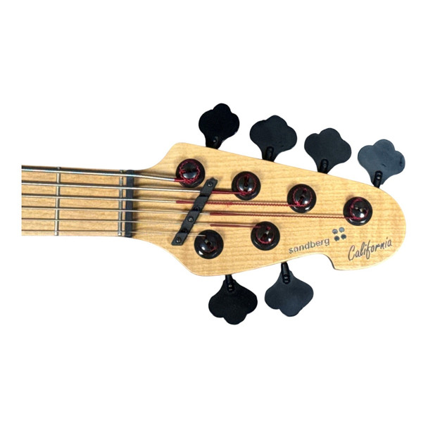Sandberg Cal. TM2-6 SuperLight, Blueburst Matte with Roasted Maple  6 String Bass At Bass Central