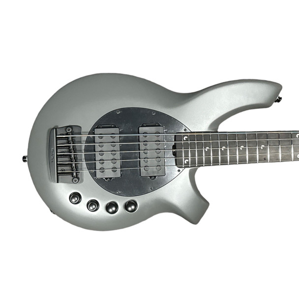 Ernie Ball Music Man Bongo 5 HH, Titan Grey 5 String Bass At Bass Central