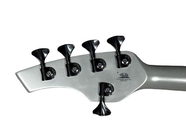 Ernie Ball Music Man Bongo 5 HH, Titan Grey 5 String Bass At Bass Central
