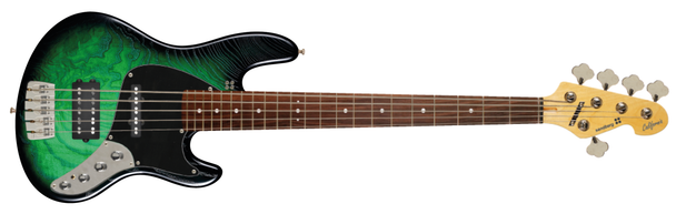 Sandberg California TM5 Green Burst Superlight 5 String Bass At Bass Central