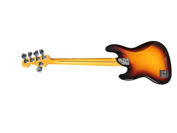 Fender American Ultra II Jazz Bass (5), Ultraburst / Ebony 5 String Bass At Bass Central