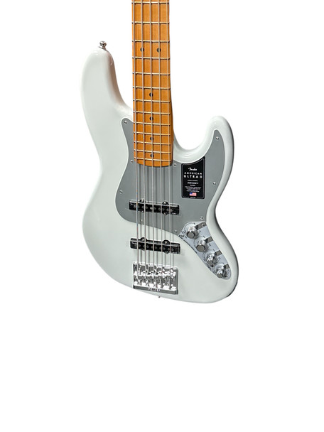 Fender American Ultra II Jazz Bass (5), Avalanche / Maple 5 String Bass At Bass Central