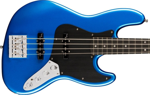 Fender American Ultra II Jazz Bass, Noble Blue / Ebony 4 String Bass At Bass Central