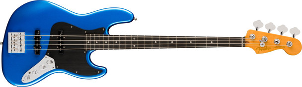 Fender American Ultra II Jazz Bass, Noble Blue / Ebony 4 String Bass At Bass Central