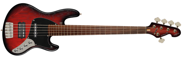 Sandberg California TM5  Redburst Superlight 5 String Bass At Bass Central