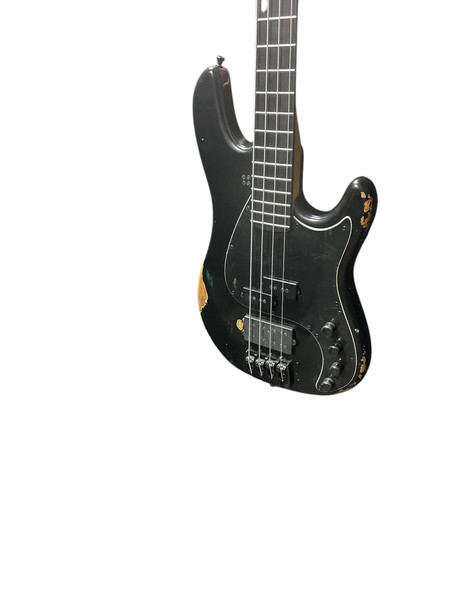 Sandberg Oliver Riedel Black Hard Core Aged 4 String Bass Guitar At Bass Central
