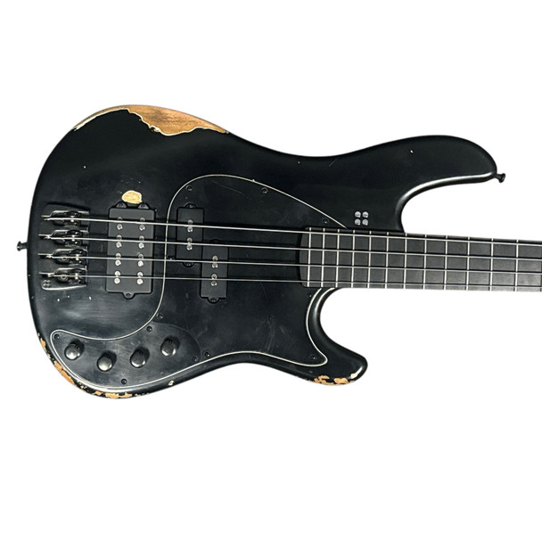 Sandberg Oliver Riedel Black Hard Core Aged 4 String Bass Guitar At Bass Central