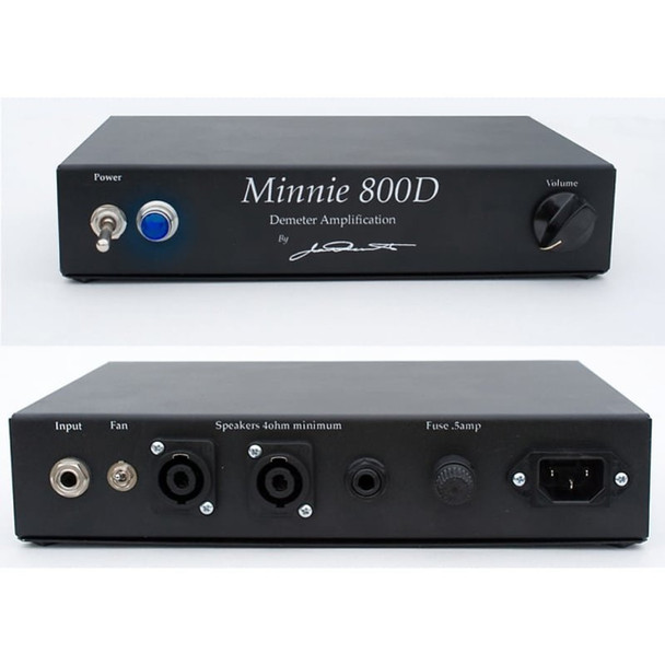 Demeter Minnie 800-D Bass Amp and RARE Minnie Tube Preamp At Bass Central