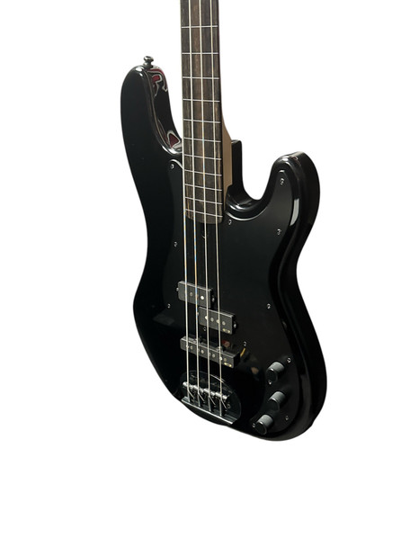 Lakland Skyline 44-64 GZ FRETLESS, Gloss Black / Lined Ebony