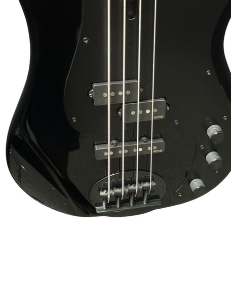 Lakland Skyline 44-64 GZ FRETLESS, Gloss Black 4 String Bass At Bass Central