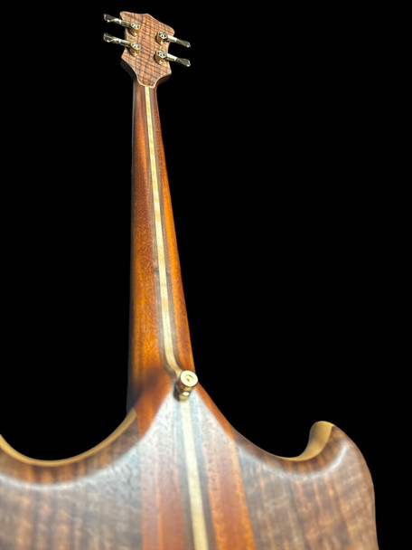 Alembic Stanley Clarke "Brown Bass", Flame Walnut  4 String Bass At Bass Central