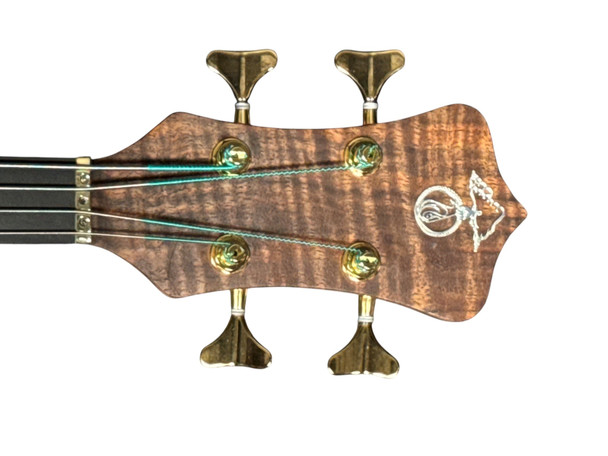 Alembic Stanley Clarke "Brown Bass", Flame Walnut  4 String Bass At Bass Central