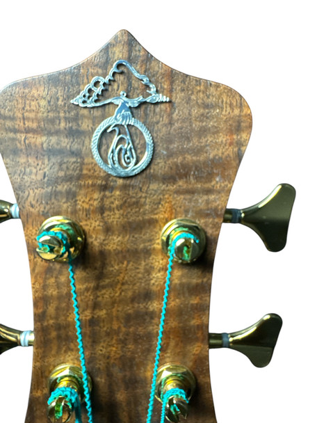 Alembic Stanley Clarke "Brown Bass", Flame Walnut  4 String Bass At Bass Central