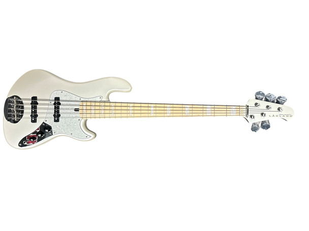 Lakland Skyline Darryl Jones , White Pearl 5 String Bass At Bass Central