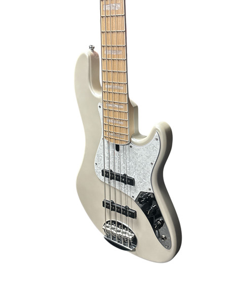Lakland Skyline Darryl Jones , White Pearl 5 String Bass At Bass Central