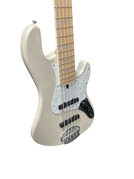 Lakland Skyline Darryl Jones , White Pearl 5 String Bass At Bass Central