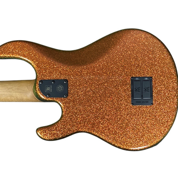 Ernie Ball Musicman Stingray 5 Gold Bar Dark Ray Bass Guitars At Bass Central