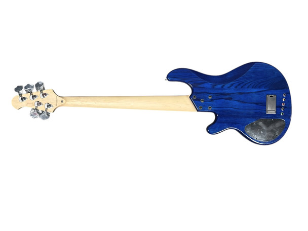 Lakland 5502 Deluxe Trans Blue 5 String Bass Guitars At Bass Central