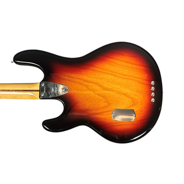 Ernie Ball Musicman Stingray Reto 70's, Vintage Burst Bass Guitar At Bass Central