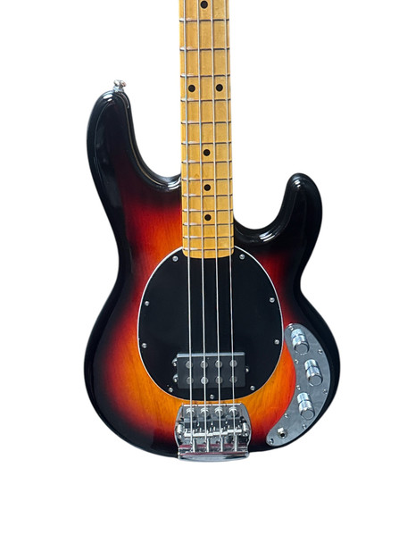 Ernie Ball Musicman Stingray Reto 70's, Vintage Burst Bass Guitar At Bass Central