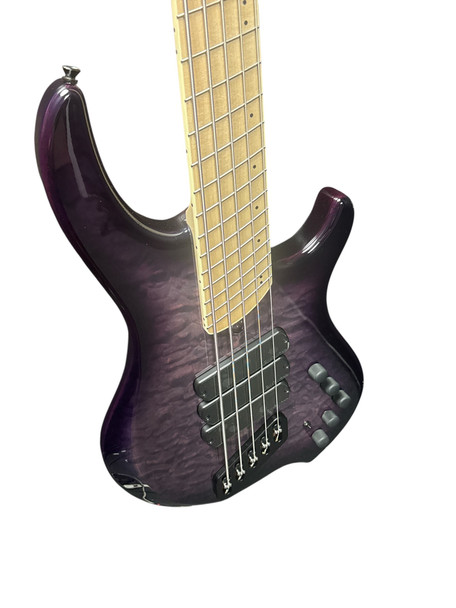 Dingwall Combustion (5), Ultra Violet w/ Maple/ 3 Pickups 5 String Bass At Bass Central