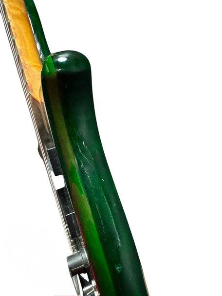 US Masters Trans Green/Maple Used 5 String Bass At Bass Central
