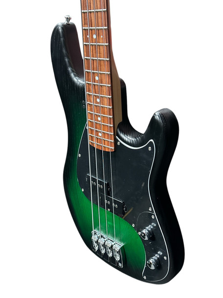 Sandberg Cal. Vs Lionel Short Scale, Greenburst 4 String Bass At Bass Central