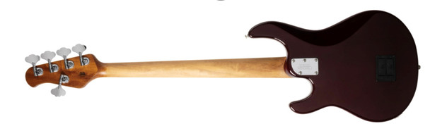 Ernie Ball Music Man StingRay 5 HH Special, Translucent Oxblood / Roasted Maple *ON ORDER ETA  April 2026