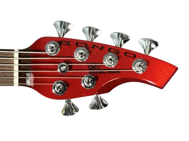 Ernie Ball Music Man Bongo 6 HH, Blood Orange 6 String Bass At Bass Central