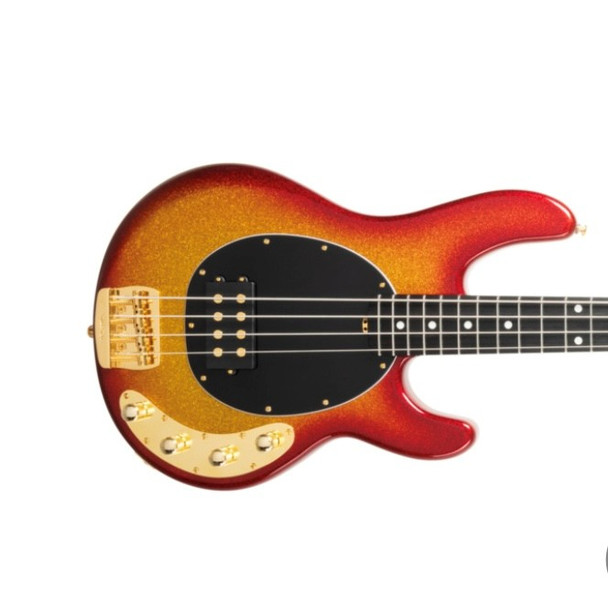 Ernie Ball Music Man StingRay 4 H Special, Cherry Punch / Ebony 4 String Bass At Bass Central