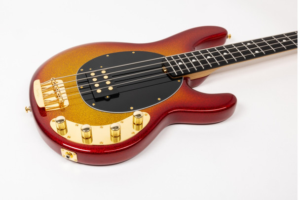 Ernie Ball Music Man StingRay 4 H Special, Cherry Punch / Ebony 4 String Bass At Bass Central