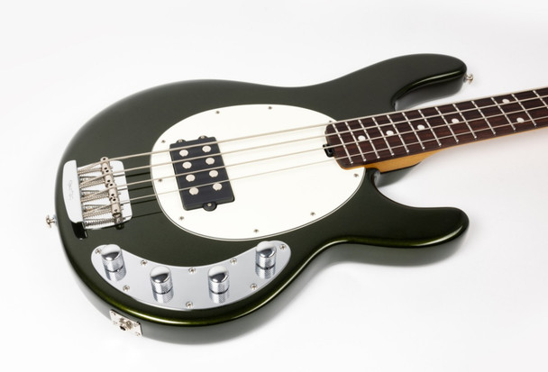 Ernie Ball Music Man StingRay 4 H Special, Fallout Green / Rosewood