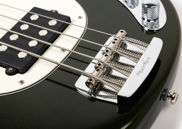 Ernie Ball Music Man StingRay 4 H Special, Fallout Green / Rosewood