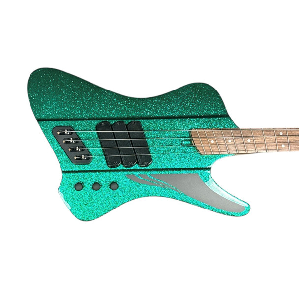 Dingwall D-Roc (4), Gloss Metalflake Aquamarine  4 String Bass At Bass Central