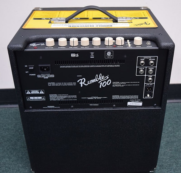 Fender Rumble 100 1x12 100W Bass Combo Amp