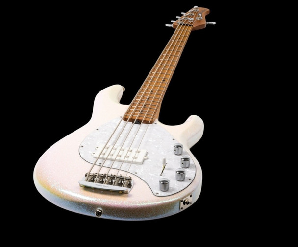 Ernie Ball Music Man StingRay 5 H Special, Dazzler / Roasted Maple 5 string Bass At Bass Central