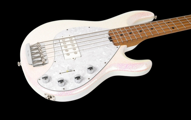 Ernie Ball Music Man StingRay 5 H Special, Dazzler / Roasted Maple 5 string Bass At Bass Central