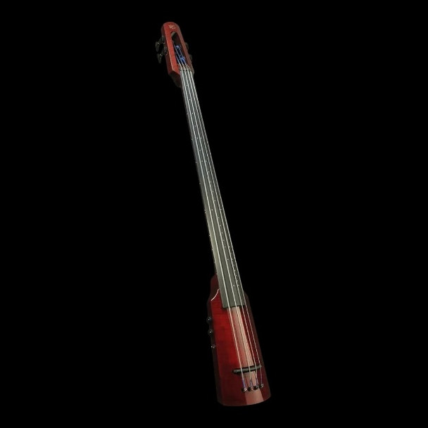 NS Design WAV4C Trans Red Omni Bass 4 string Electric Upright Bass At Bass Central