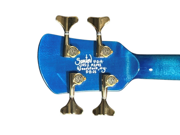 Spector USA NS-2, Bahama Blue Gloss 4 String Bass At Bass Central