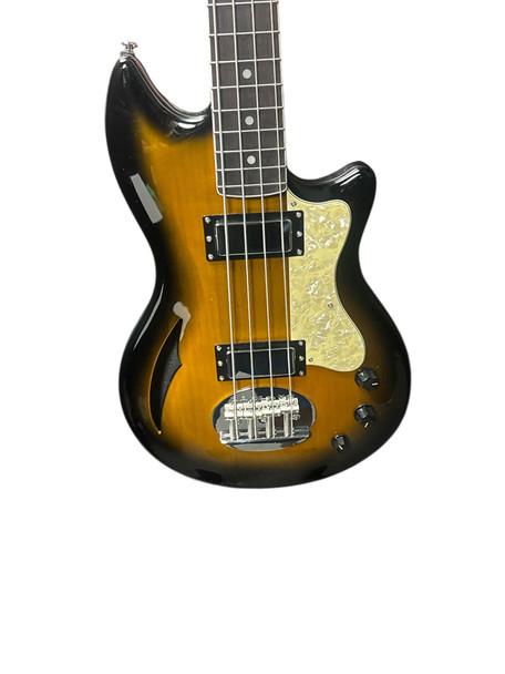 Lakland Skyline HB-30 Short Scale Hollow Body, Sunburst 4 String Bass At 
Bass Central
