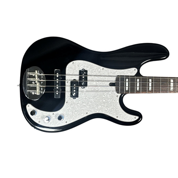 Lakland Skyline 44-64 Custom, Black / Rosewood *1.5" Nut, Jazz Taper 4 String Bass At Bass Central