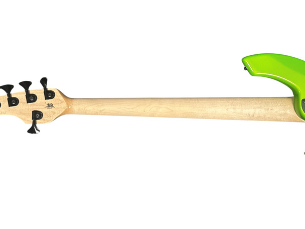 Ernie Ball Music Man Bongo 5 HH, Mantis Green 5 String Bass At Bass Central