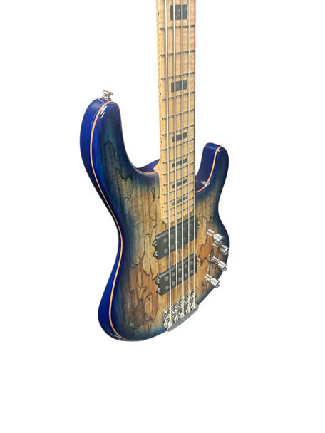 Ernie Ball Music Man 2025 BFR LTD StingRay 5HH Paua Blue 5 String Bass At Bass Central