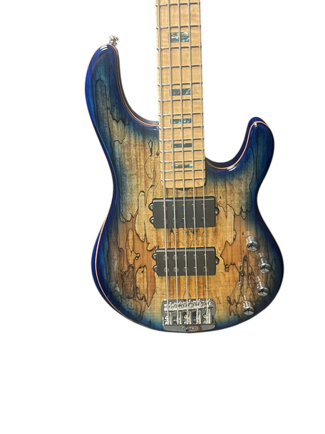 Ernie Ball Music Man 2025 BFR LTD StingRay 5HH Paua Blue 5 String Bass At Bass Central
