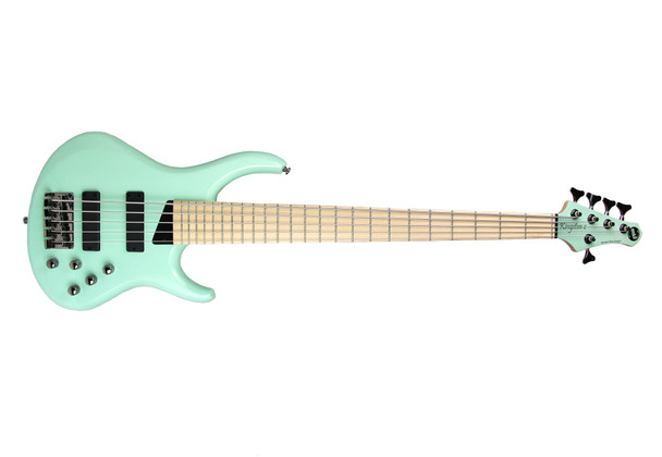 MTD Kingston Z-5 (V2) Seafoam Green Maple 5 String Bass At Bass Central