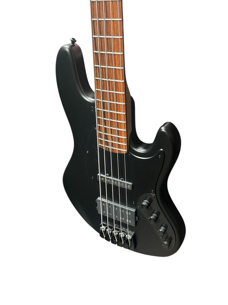 Sandberg California TM-5 Nighthawk, Black Matte / Pau Ferro 5 String Bass At Bass Central