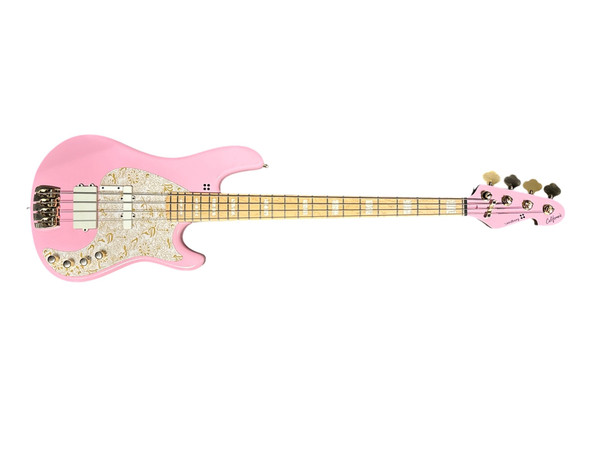 Sandberg Ida Nielsen Limited Edition Strawberry Milkshake 4 String  Bass At Bass Central