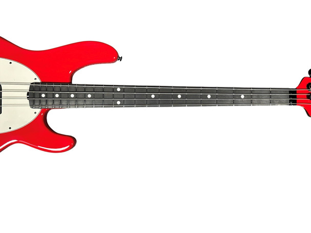 Ernie Ball Music Man Stingray 4 H Tim Commerford Signature, Caliper Red / Ebony 4 String Bass At Bass Central
