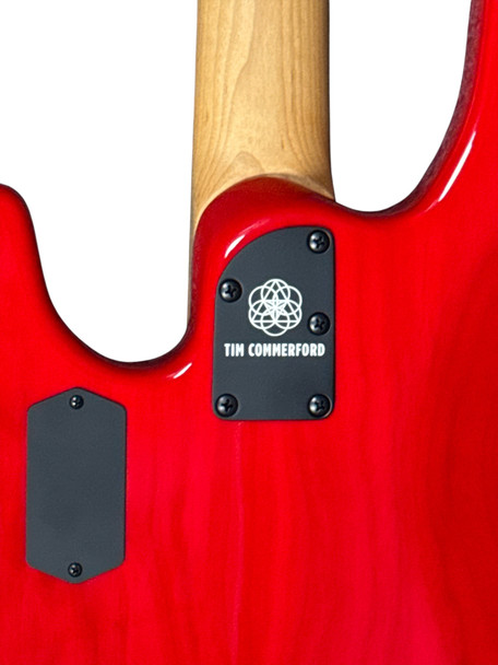 Ernie Ball Music Man Stingray 4 H Tim Commerford Signature, Caliper Red / Ebony 4 String Bass At Bass Central